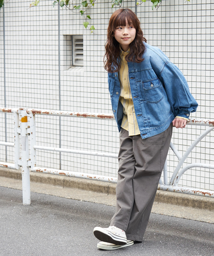 CUBE SUGAR(キューブシュガー) |【春新作8%分ポイントバック】パフスリーブ デニム ジャケット