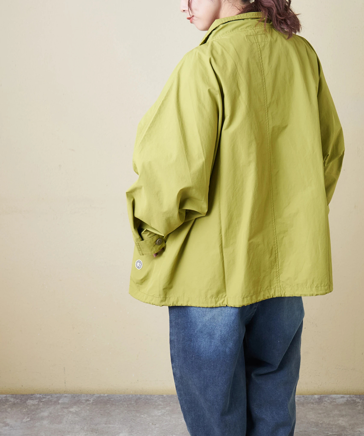 CUBE SUGAR(キューブシュガー) |【春新作8%分ポイントバック】綿ナイロンツイル ドルマン ジャケット