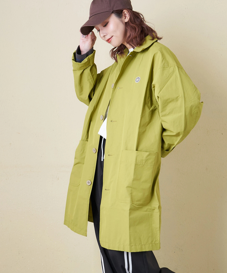 CUBE SUGAR(キューブシュガー) |【春新作8%分ポイントバック】綿ナイロンツイル ステンカラーコート