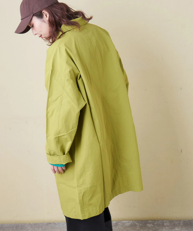 CUBE SUGAR(キューブシュガー) |【春新作8%分ポイントバック】綿ナイロンツイル ステンカラーコート