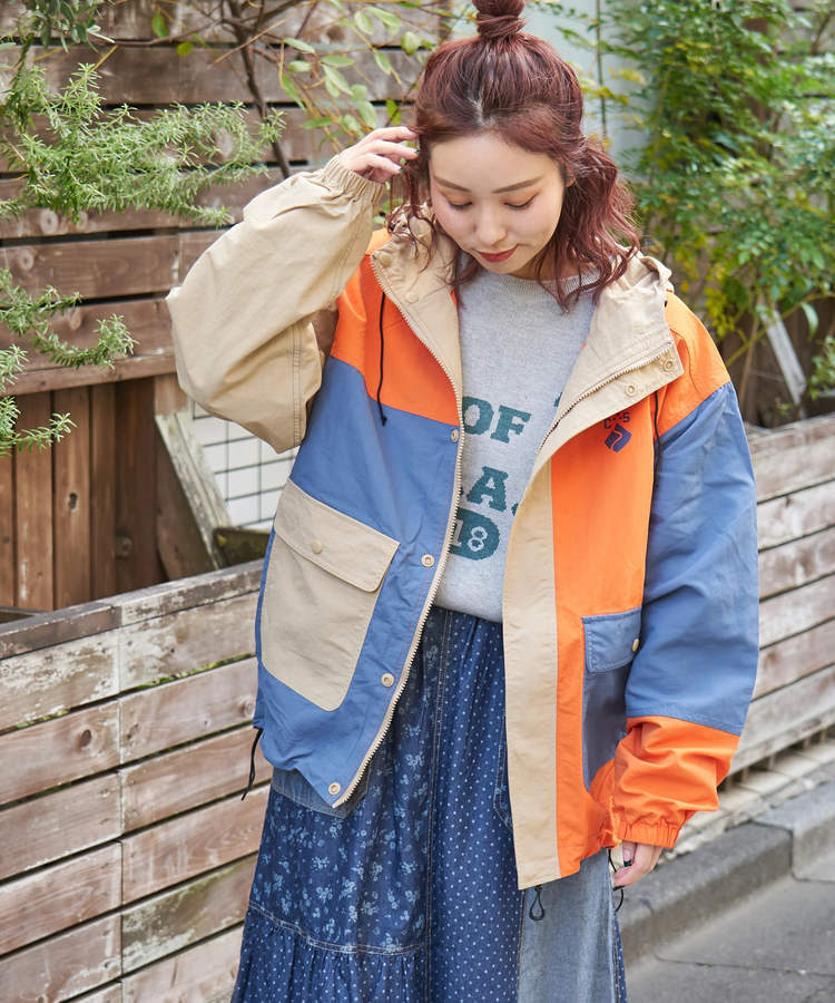 CUBE SUGAR(キューブシュガー) |【春新作8%分ポイントバック】ナイロン 撥水加工 マウンテンパーカー