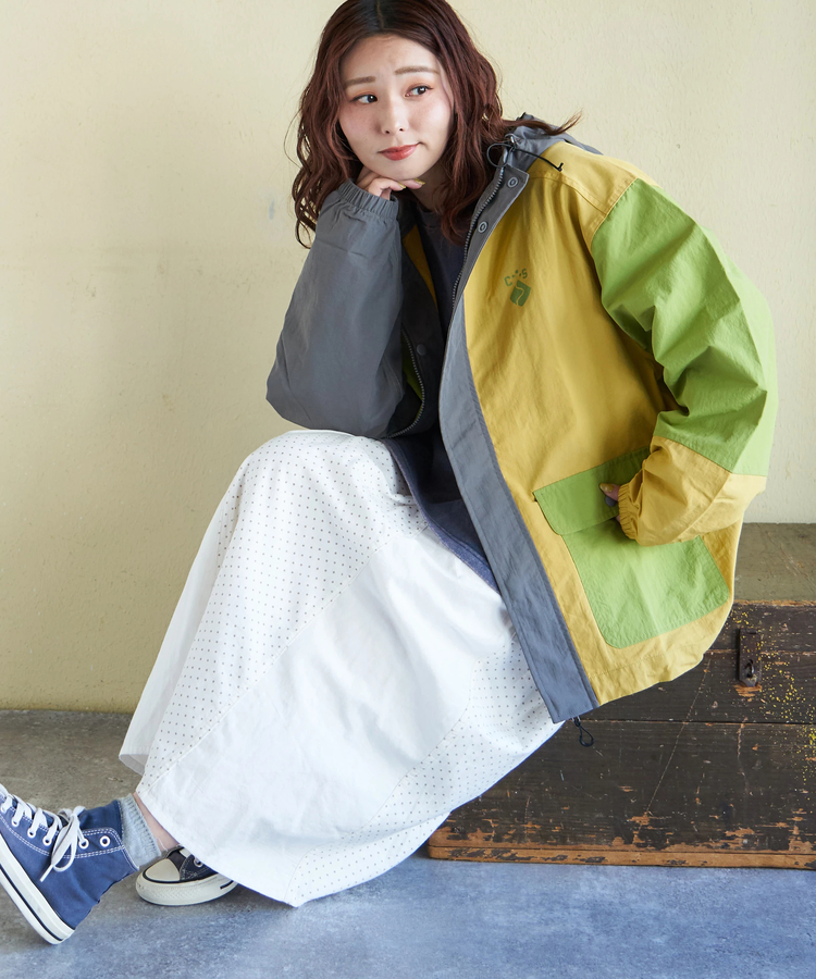 CUBE SUGAR(キューブシュガー) |【春新作8%分ポイントバック】ナイロン 撥水加工 マウンテンパーカー