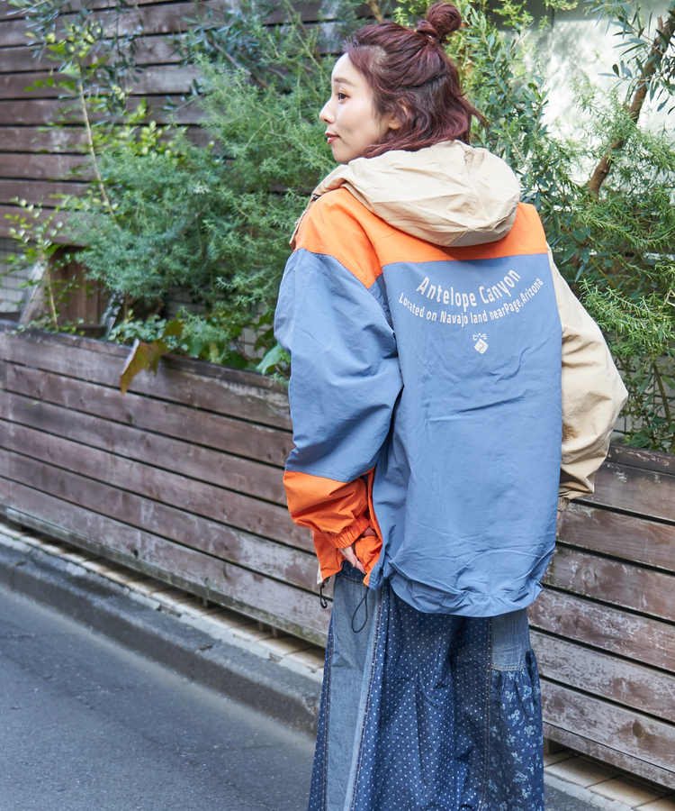 CUBE SUGAR(キューブシュガー) |【春新作8%分ポイントバック】ナイロン 撥水加工 マウンテンパーカー