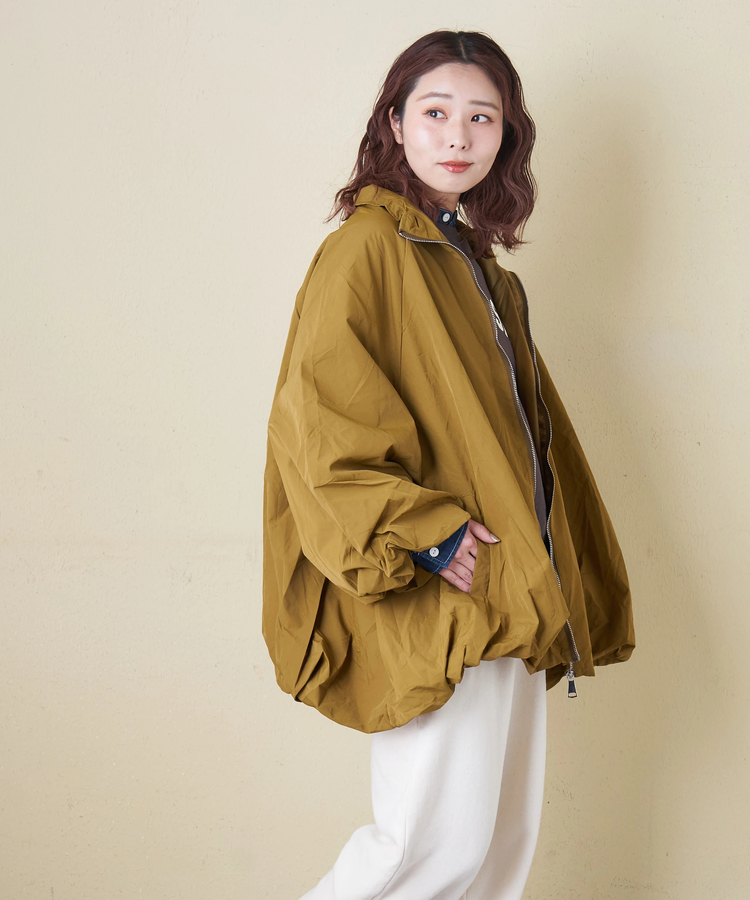 CUBE SUGAR(キューブシュガー) |【春新作8%分ポイントバック】バルーンスリーブ ワイド ジャケット