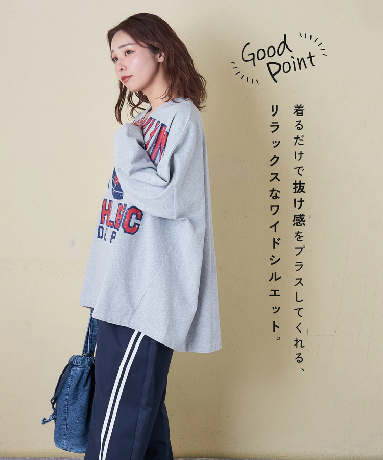 CUBE SUGAR(キューブシュガー) |【春新作8%分ポイントバック】10/-天竺 スノーウォッシュ カットオフ Vネック プルオーバー