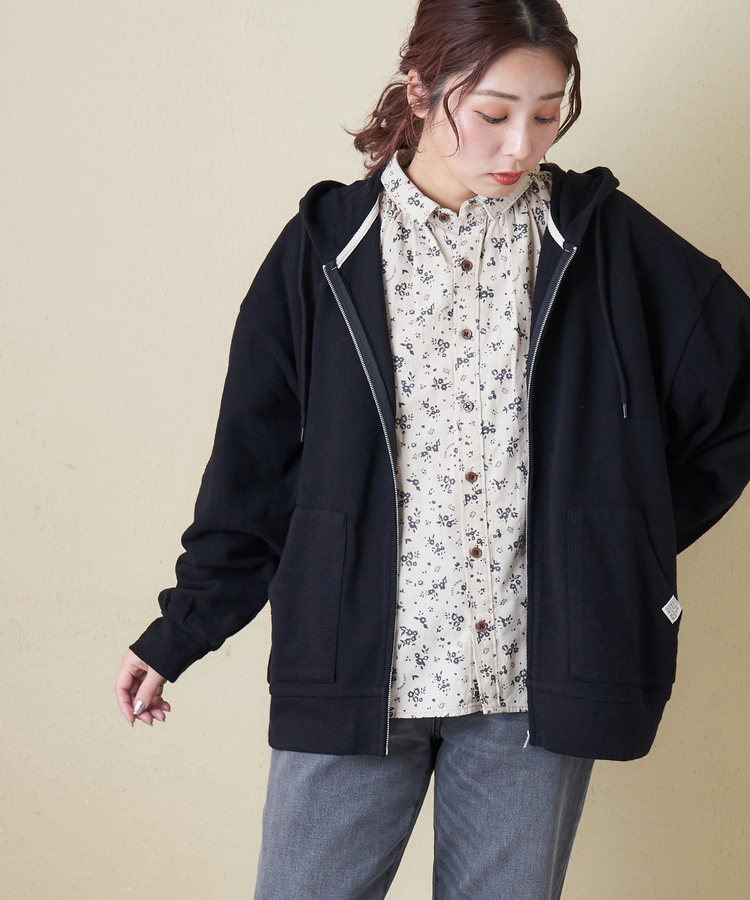 CUBE SUGAR(キューブシュガー) |【春新作8%分ポイントバック】インレイ ジップ パーカー