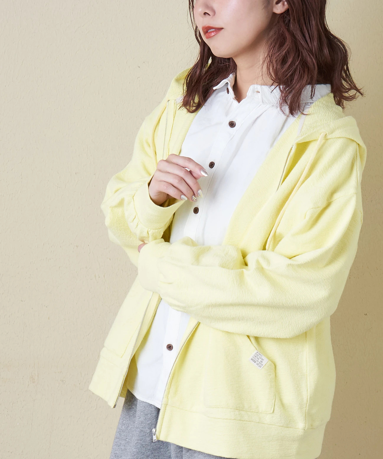 CUBE SUGAR(キューブシュガー) |【春新作8%分ポイントバック】インレイ ジップ パーカー