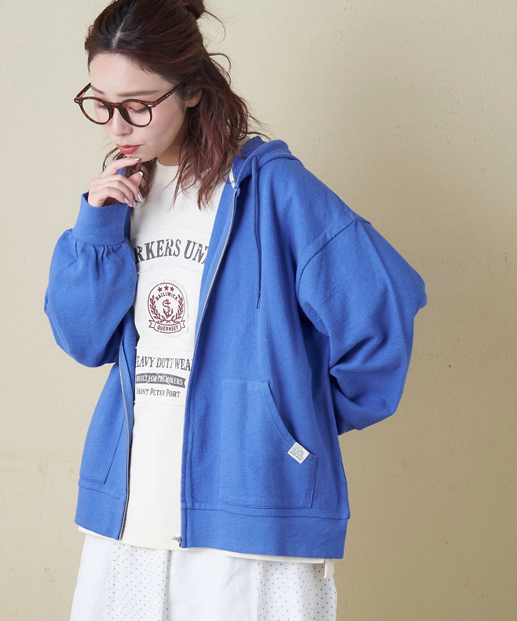 CUBE SUGAR(キューブシュガー) |【春新作8%分ポイントバック】インレイ ジップ パーカー