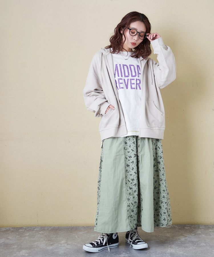 CUBE SUGAR(キューブシュガー) |【春新作8%分ポイントバック】インレイ ジップ パーカー