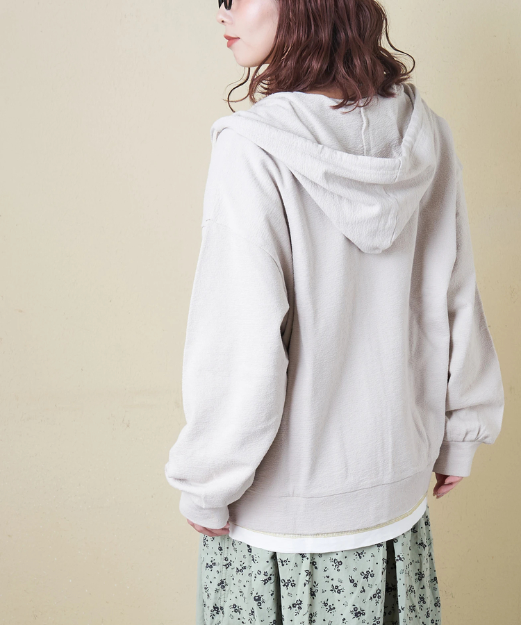 CUBE SUGAR(キューブシュガー) |【春新作8%分ポイントバック】インレイ ジップ パーカー