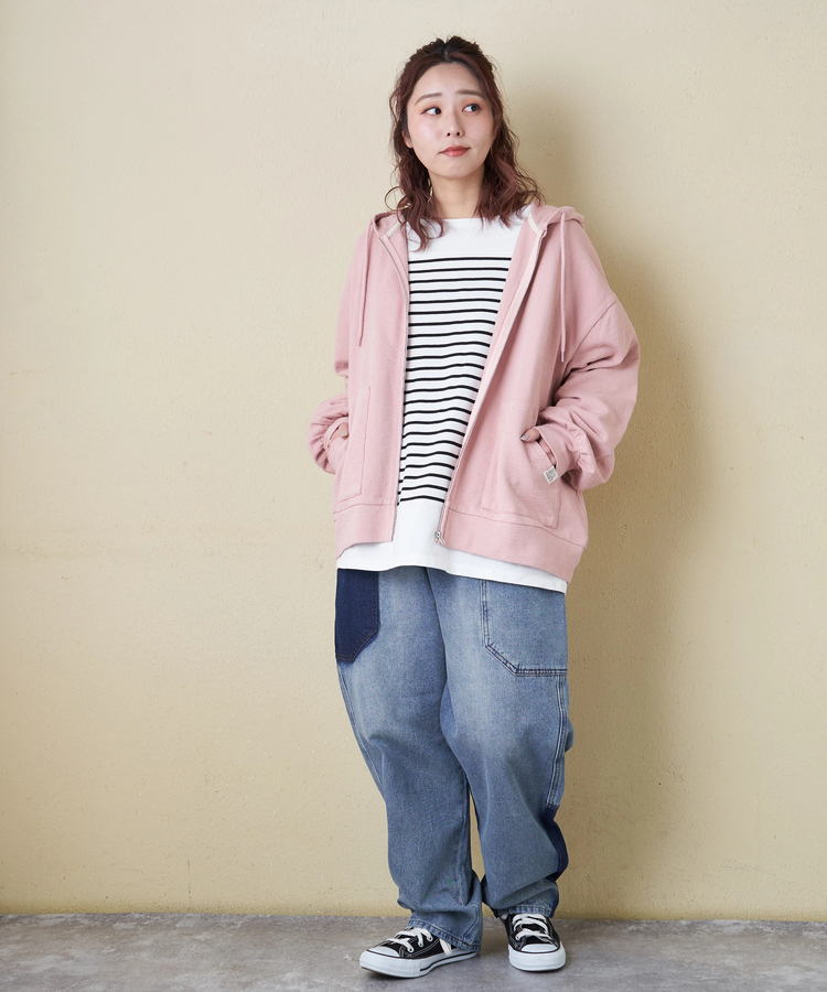 CUBE SUGAR(キューブシュガー) |【春新作8%分ポイントバック】インレイ ジップ パーカー