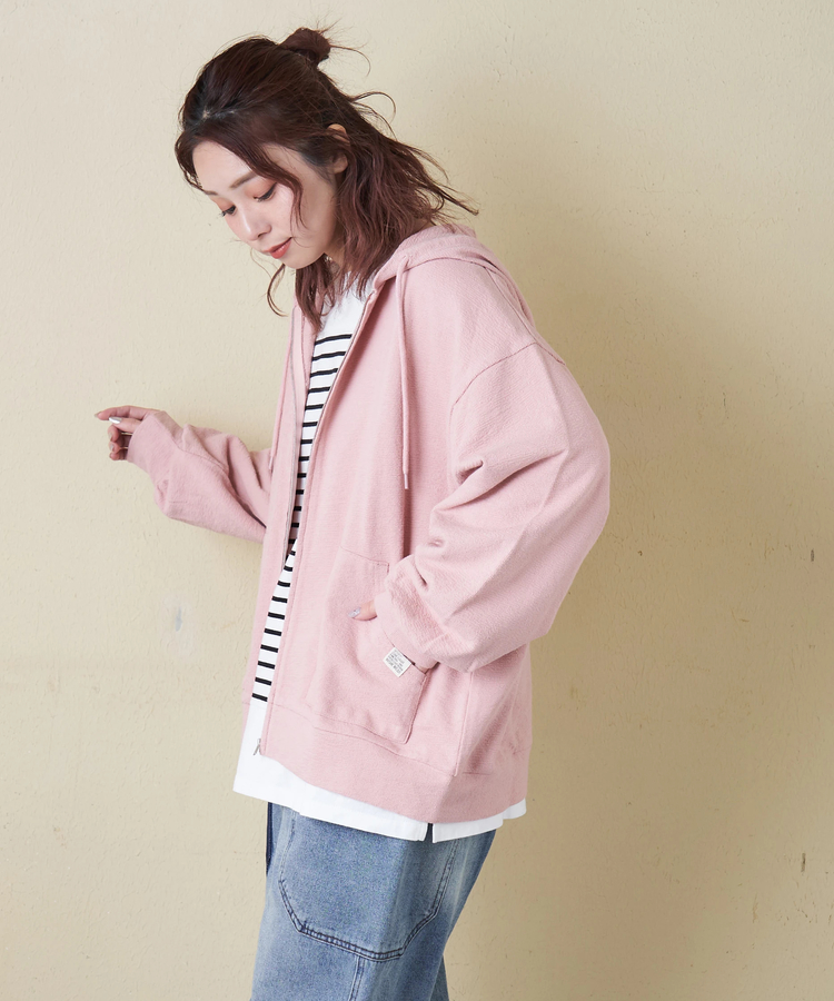 CUBE SUGAR(キューブシュガー) |【春新作8%分ポイントバック】インレイ ジップ パーカー