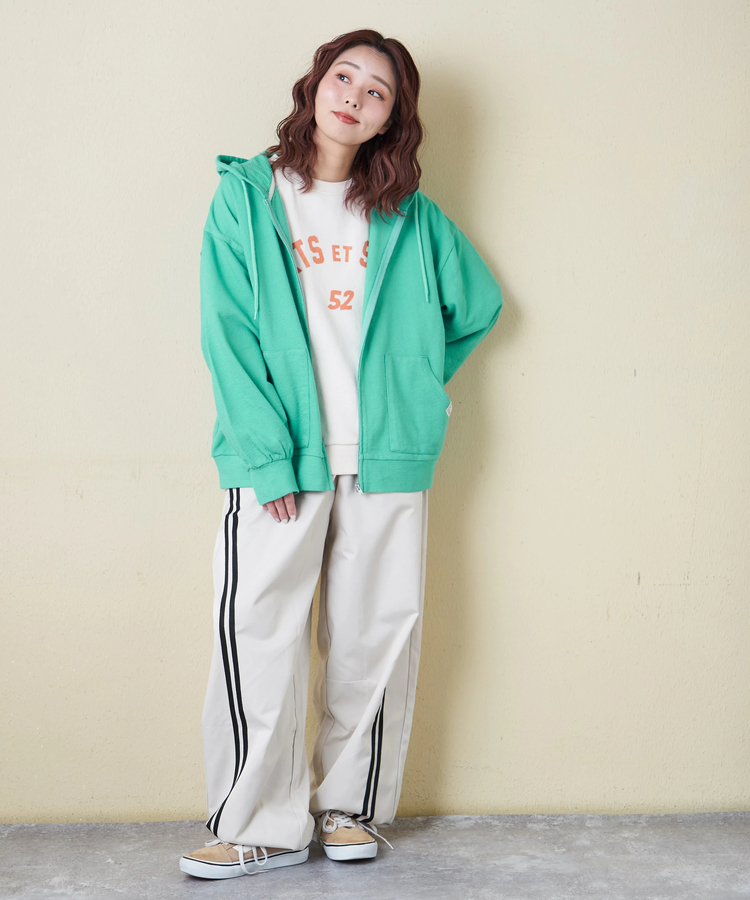 CUBE SUGAR(キューブシュガー) |【春新作8%分ポイントバック】インレイ ジップ パーカー