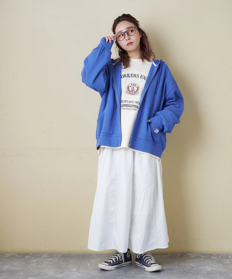 CUBE SUGAR(キューブシュガー) |【春新作8%分ポイントバック】インレイ ジップ パーカー