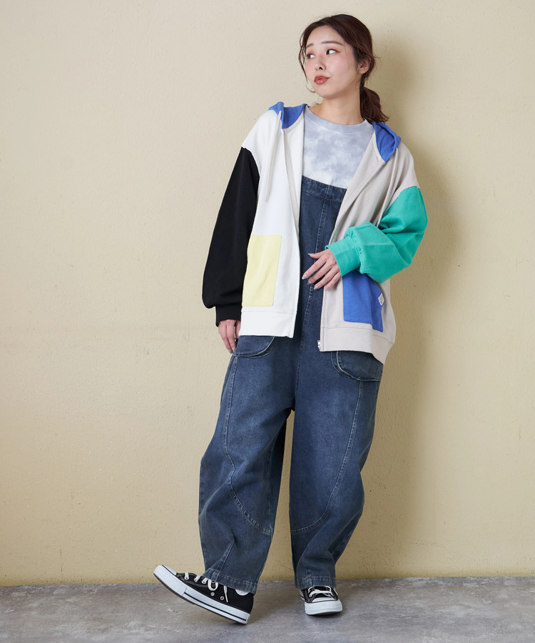 CUBE SUGAR(キューブシュガー) |【春新作8%分ポイントバック】インレイ ジップ パーカー