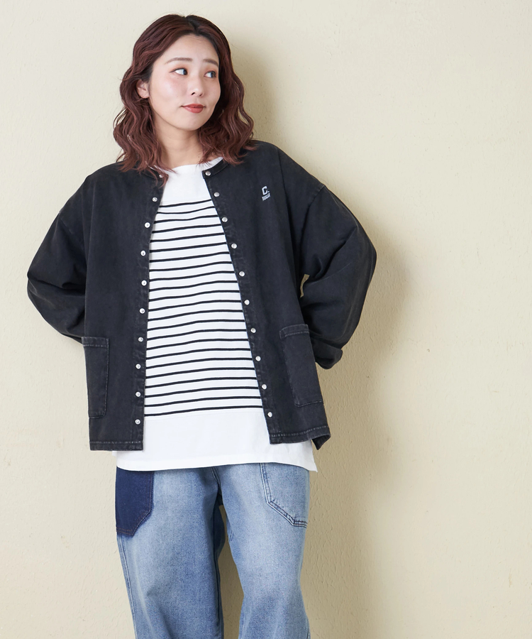 CUBE SUGAR(キューブシュガー) |【春新作8%分ポイントバック】21/-天竺 バスク ボーダー Tシャツ