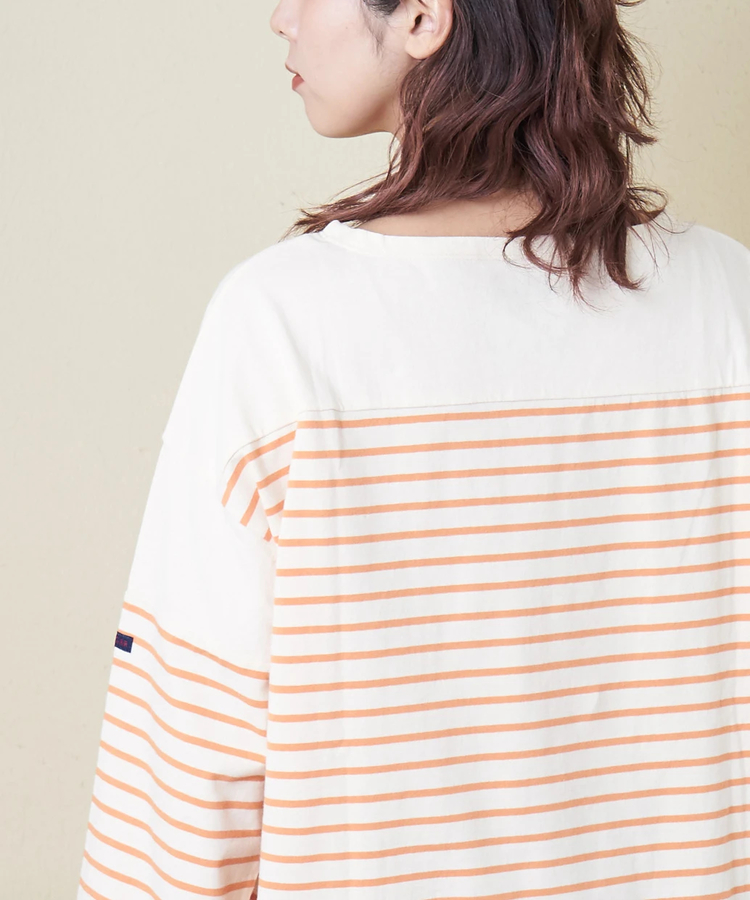 CUBE SUGAR(キューブシュガー) |【春新作8%分ポイントバック】21/-天竺 バスク ボーダー Tシャツ