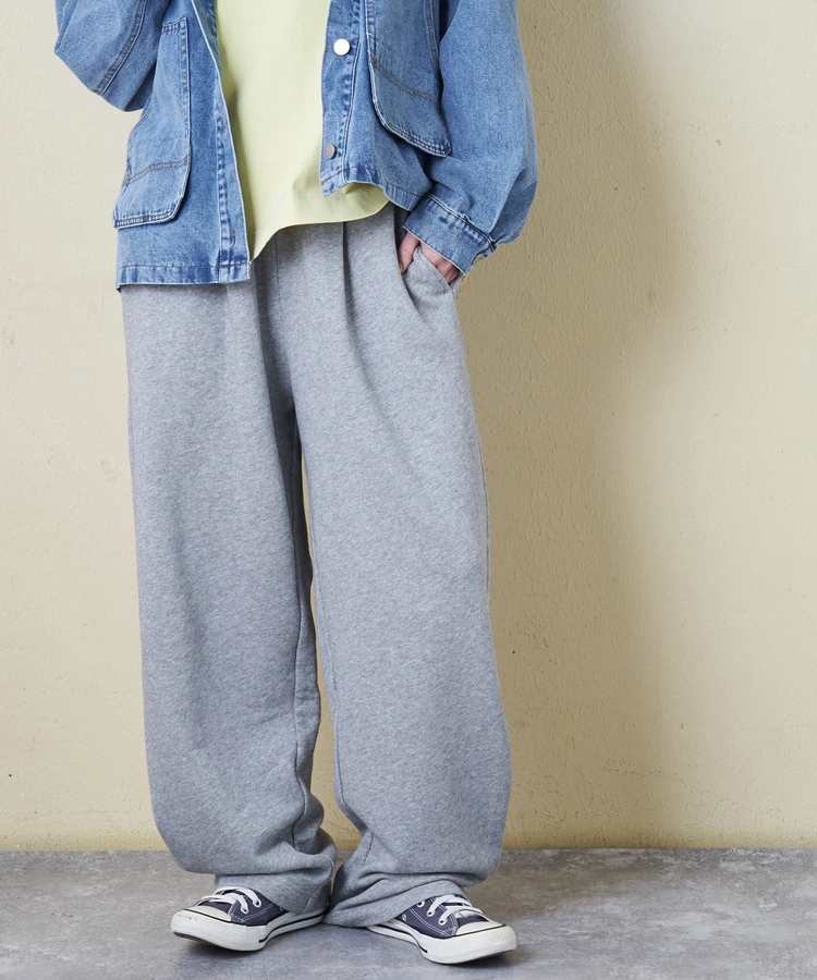 CUBE SUGAR(キューブシュガー) |【春新作8%分ポイントバック】ガーゼ裏毛 スウェット コクーンパンツ