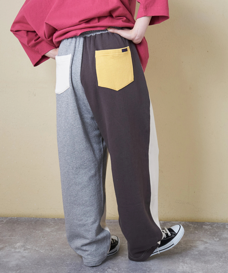 CUBE SUGAR(キューブシュガー) |【春新作8%分ポイントバック】ガーゼ裏毛 スウェット コクーンパンツ