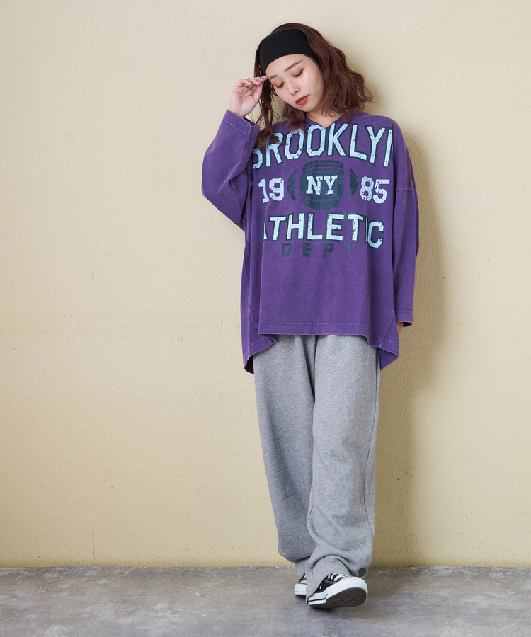 CUBE SUGAR(キューブシュガー) |【春新作8%分ポイントバック】ガーゼ裏毛 スウェット コクーンパンツ