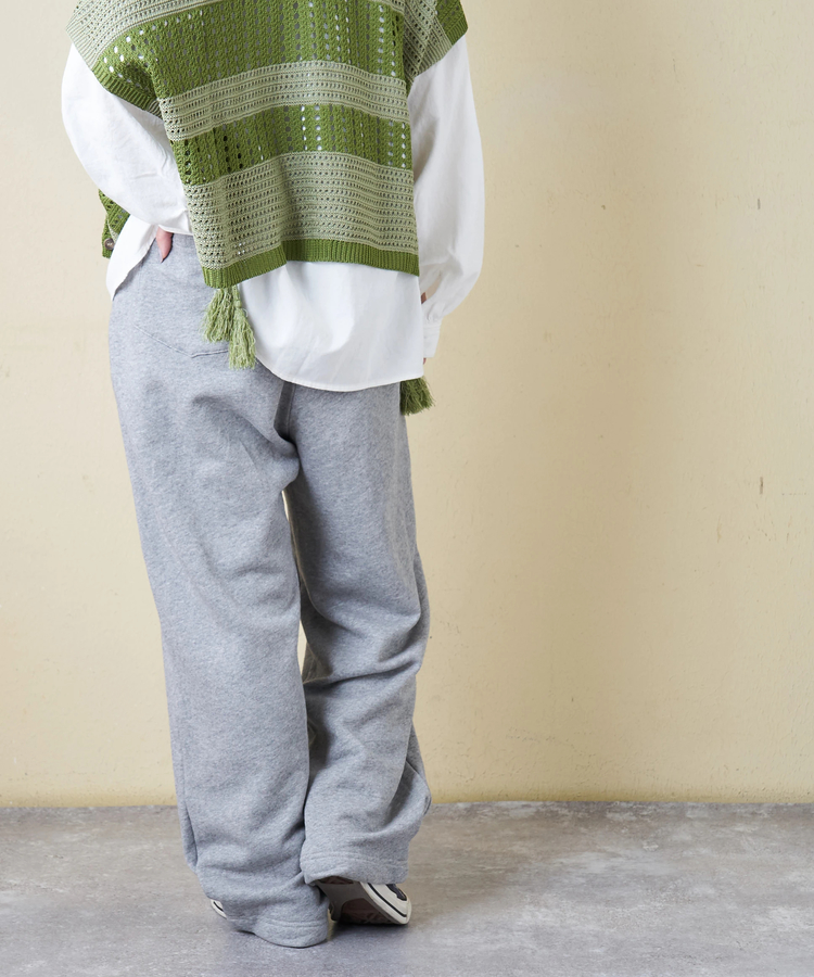 CUBE SUGAR(キューブシュガー) |【春新作8%分ポイントバック】ガーゼ裏毛 スウェット コクーンパンツ