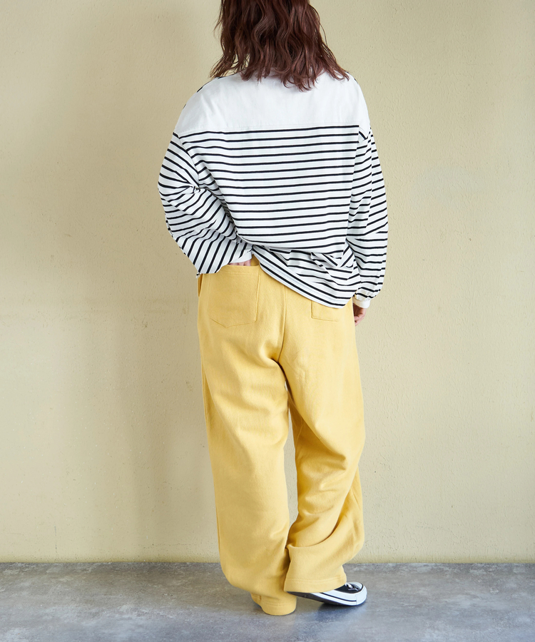 CUBE SUGAR(キューブシュガー) |【春新作8%分ポイントバック】ガーゼ裏毛 スウェット コクーンパンツ