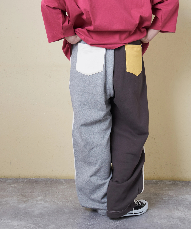 CUBE SUGAR(キューブシュガー) |【春新作8%分ポイントバック】ガーゼ裏毛 スウェット コクーンパンツ