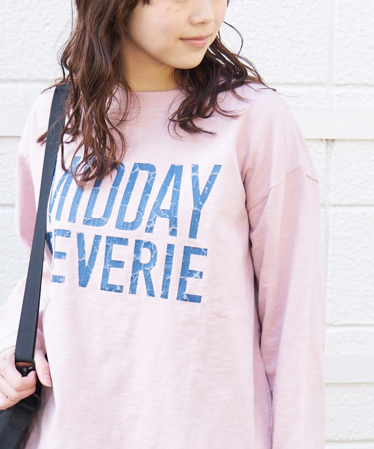 CUBE SUGAR(キューブシュガー) |【春新作8%分ポイントバック】10/-スラブ天竺 クルーネック ロングTシャツ