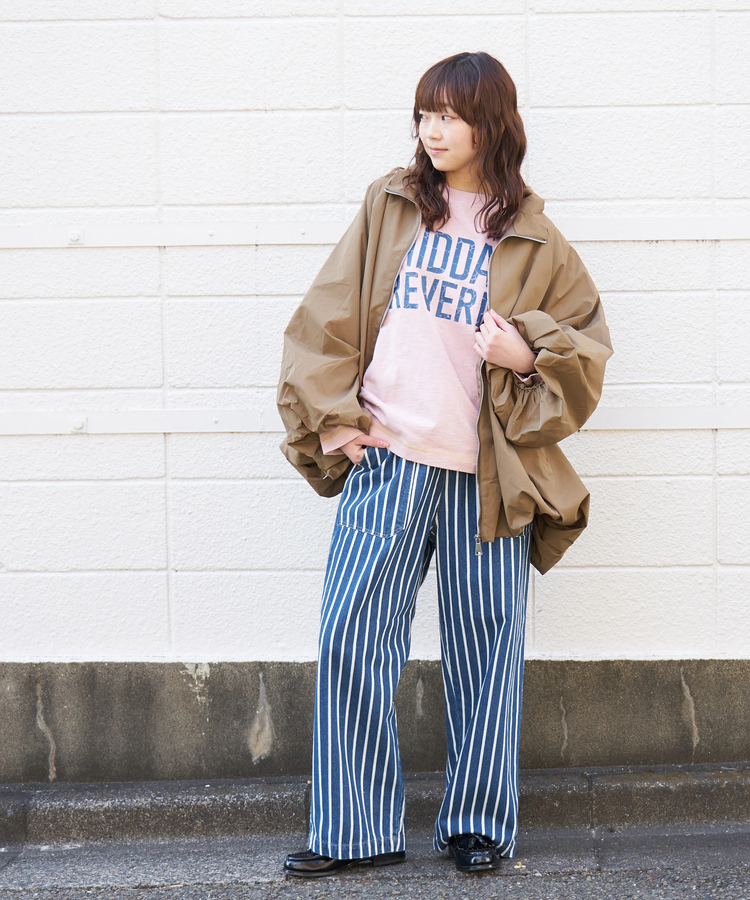 CUBE SUGAR(キューブシュガー) |【春新作8%分ポイントバック】10/-スラブ天竺 クルーネック ロングTシャツ