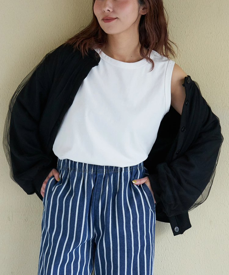 CUBE SUGAR(キューブシュガー) |【春新作】30/-フライス 無地 タンクトップ