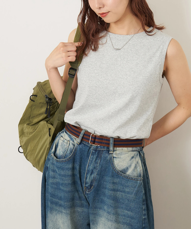 CUBE SUGAR(キューブシュガー) |【会員様限定セール除外商品】【春夏新作】30/-フライス 無地 タンクトップ
