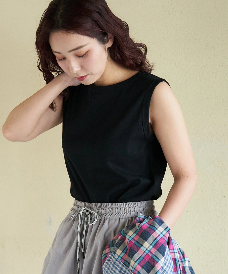 CUBE SUGAR(キューブシュガー) |【春新作】30/-フライス 無地 タンクトップ
