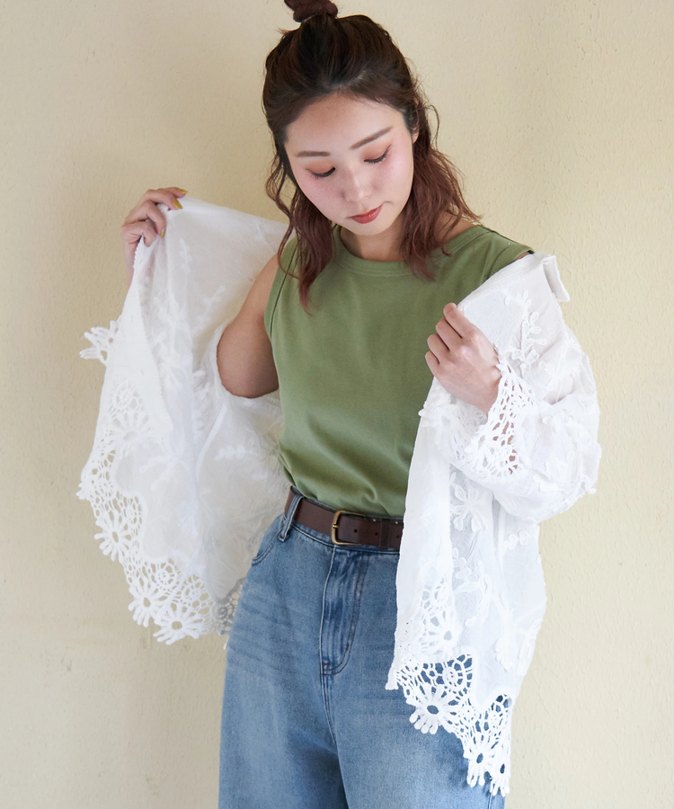 CUBE SUGAR(キューブシュガー) |【春新作】30/-フライス 無地 タンクトップ