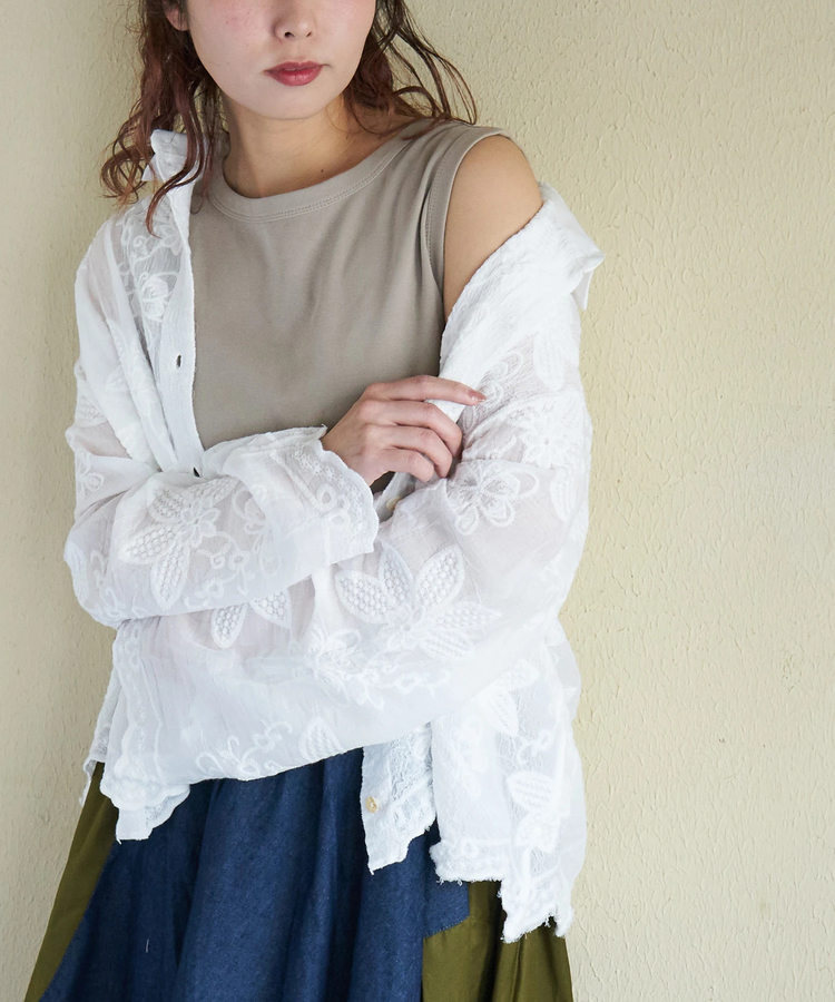 CUBE SUGAR(キューブシュガー) |【春新作】30/-フライス 無地 タンクトップ