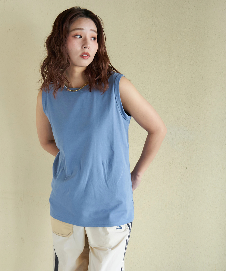 CUBE SUGAR(キューブシュガー) |【春新作】30/-フライス 無地 タンクトップ