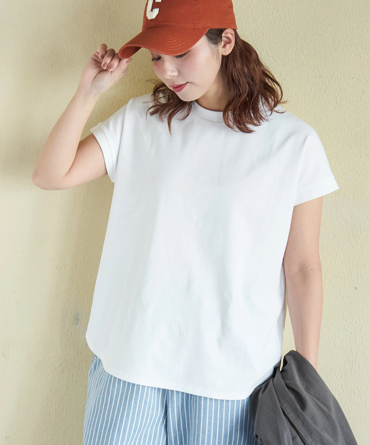 CUBE SUGAR(キューブシュガー) |【春新作】30/-フライス 無地 フレンチ プルオーバー