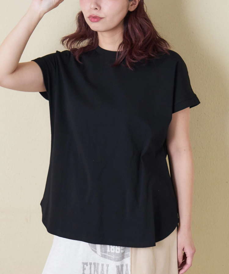 CUBE SUGAR(キューブシュガー) |【春新作】30/-フライス 無地 フレンチ プルオーバー