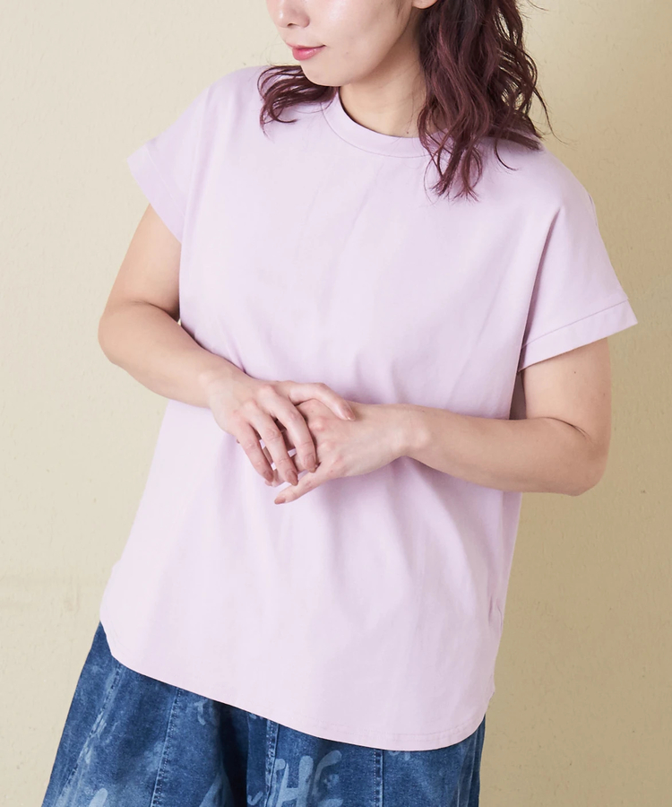 CUBE SUGAR(キューブシュガー) |【春新作】30/-フライス 無地 フレンチ プルオーバー