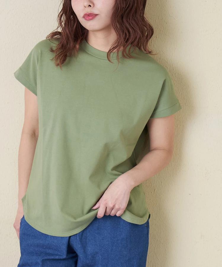 CUBE SUGAR(キューブシュガー) |【春新作】30/-フライス 無地 フレンチ プルオーバー