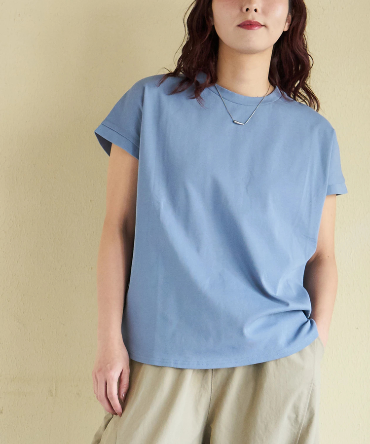 CUBE SUGAR(キューブシュガー) |【春新作】30/-フライス 無地 フレンチ プルオーバー