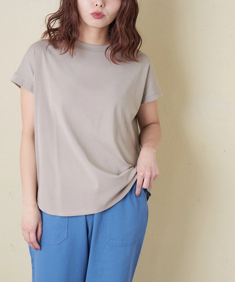 CUBE SUGAR(キューブシュガー) |【春新作】30/-フライス 無地 フレンチ プルオーバー