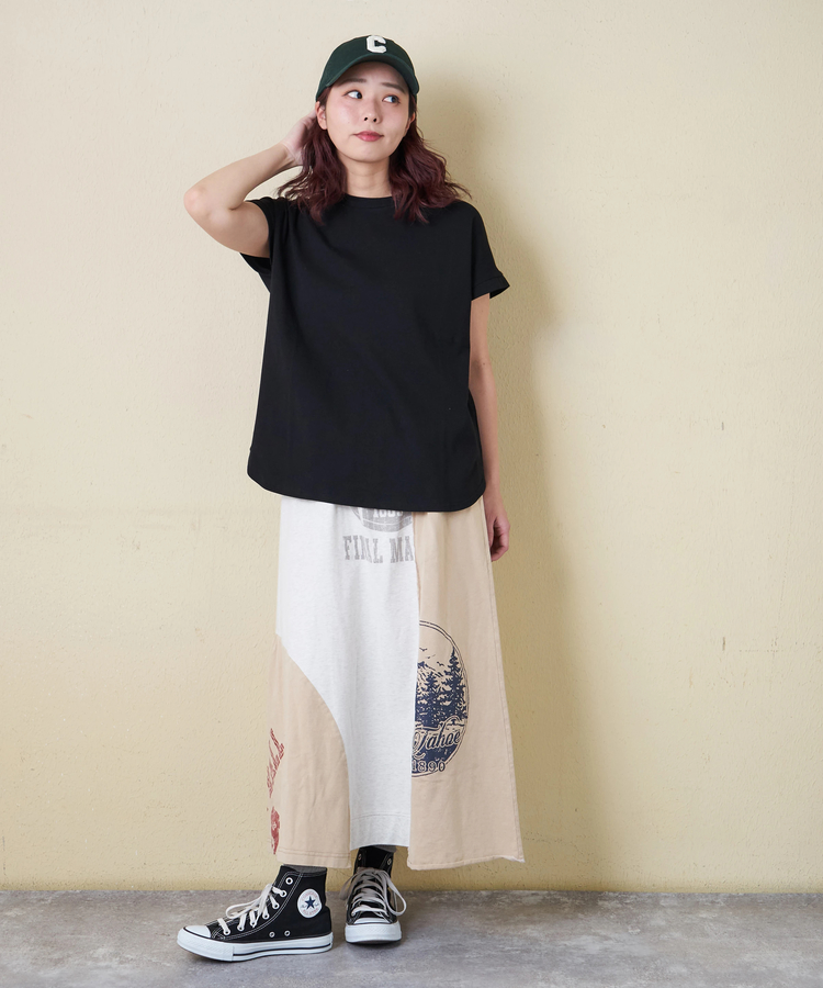 CUBE SUGAR(キューブシュガー) |【春新作】30/-フライス 無地 フレンチ プルオーバー