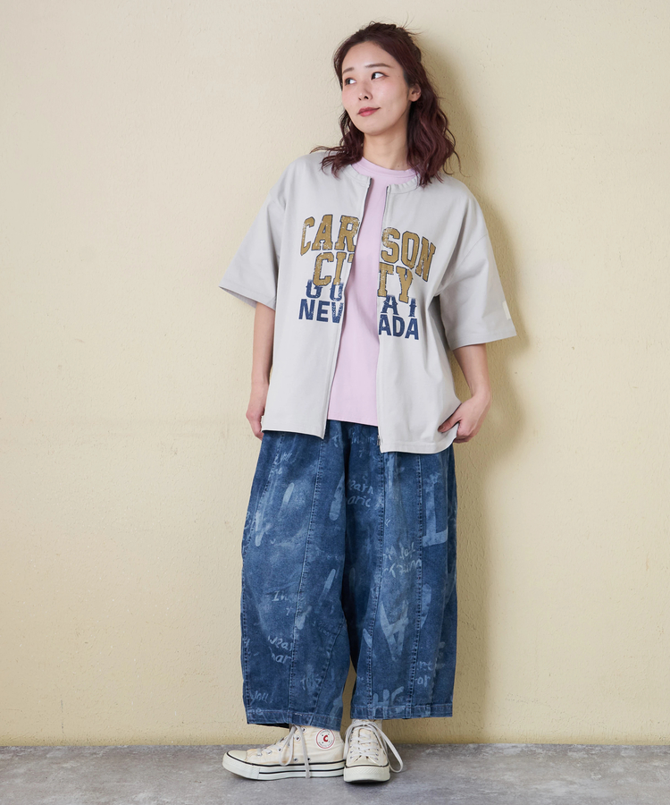 CUBE SUGAR(キューブシュガー) |【春新作】30/-フライス 無地 フレンチ プルオーバー