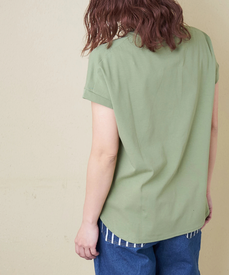 CUBE SUGAR(キューブシュガー) |【春新作】30/-フライス 無地 フレンチ プルオーバー