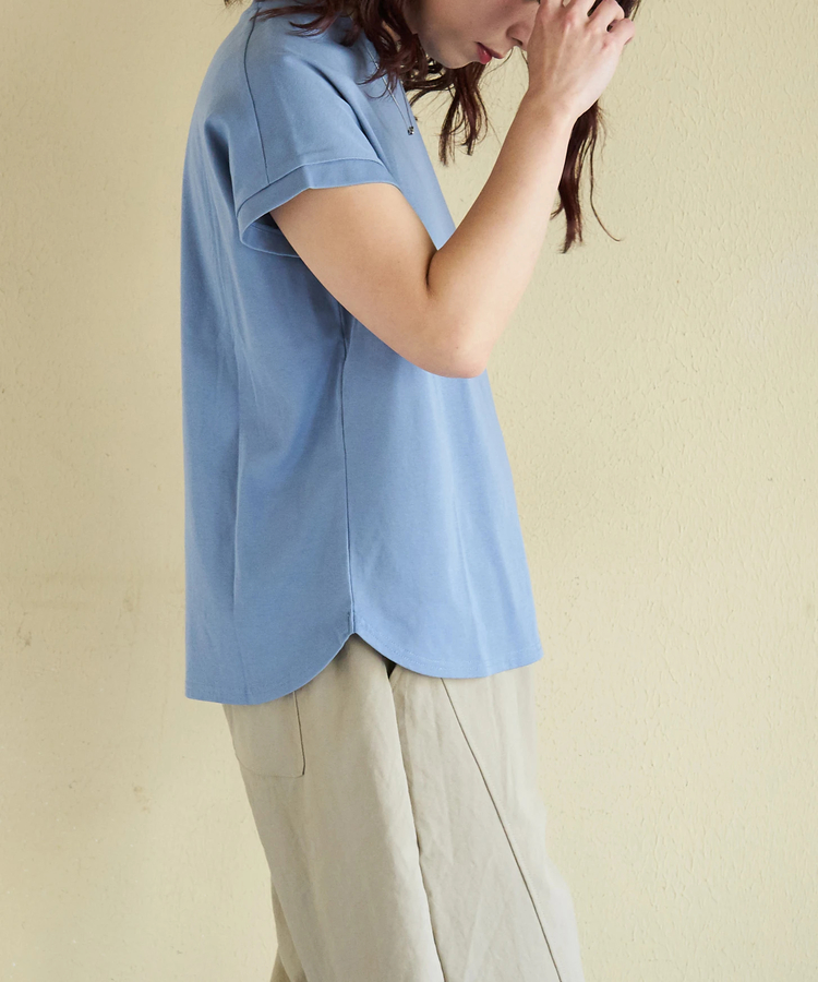 CUBE SUGAR(キューブシュガー) |【春新作】30/-フライス 無地 フレンチ プルオーバー