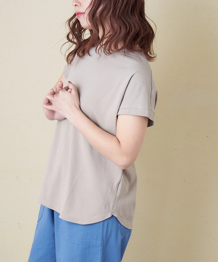 CUBE SUGAR(キューブシュガー) |【春新作】30/-フライス 無地 フレンチ プルオーバー