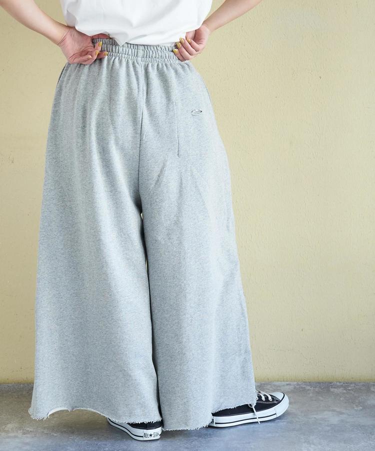 CUBE SUGAR(キューブシュガー) |【春新作】裏毛 スウェット イージー ワイドパンツ