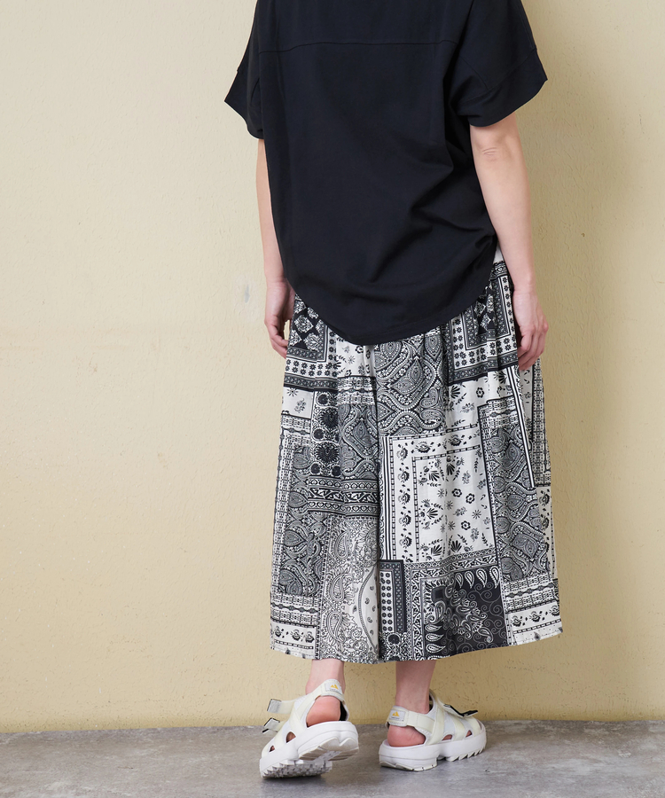 CUBE SUGAR(キューブシュガー) |【3/18まで!スプリングフェア 】【春新作】バンダナ柄 スカート