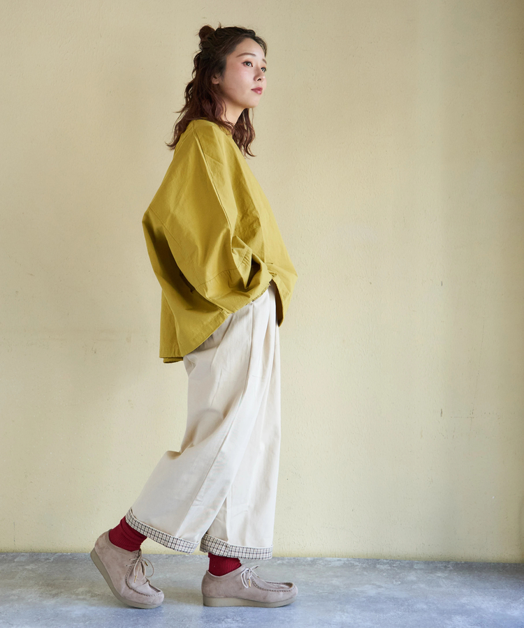 CUBE SUGAR(キューブシュガー) |【春新作ポイント2倍(2/10まで)】コットン ツイル イージーパンツ