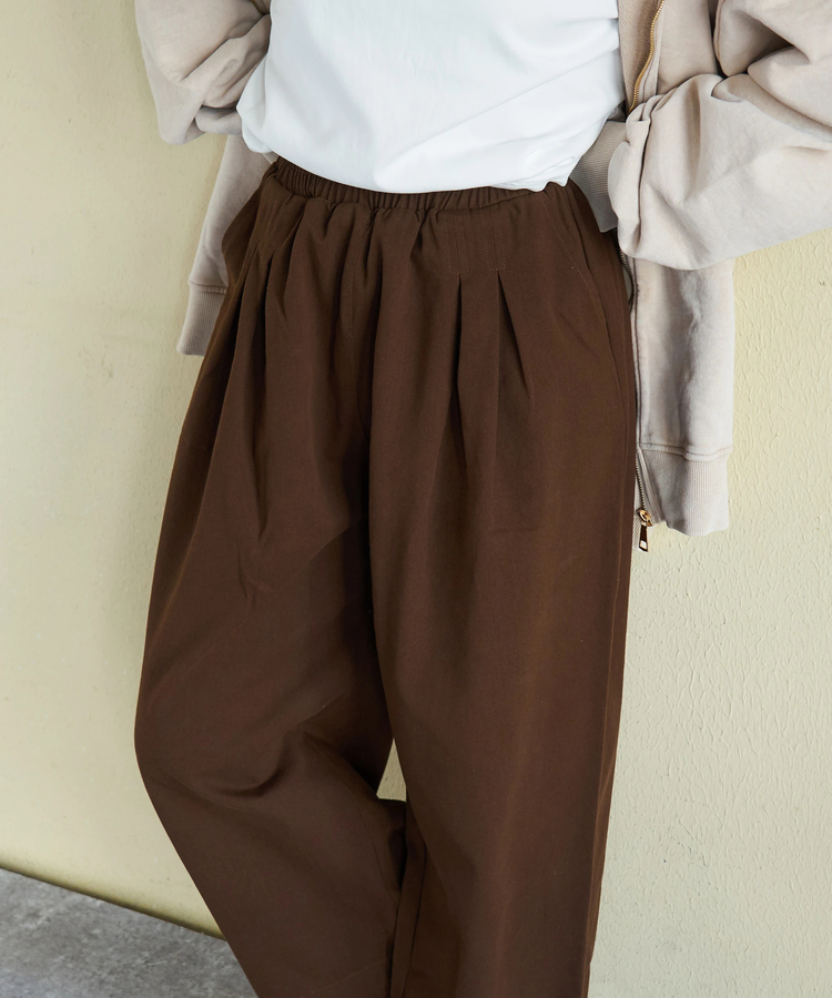 CUBE SUGAR(キューブシュガー) |【春新作ポイント2倍(2/10まで)】コットン ツイル イージーパンツ